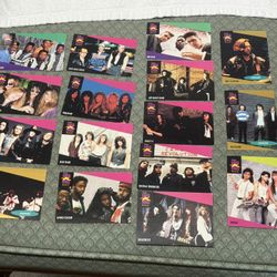 Lot of assorted Proset Super Stars Musicards and Brockum Rockcards