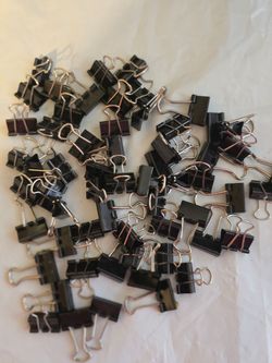 Binder clips new no box 60 piece xtra small