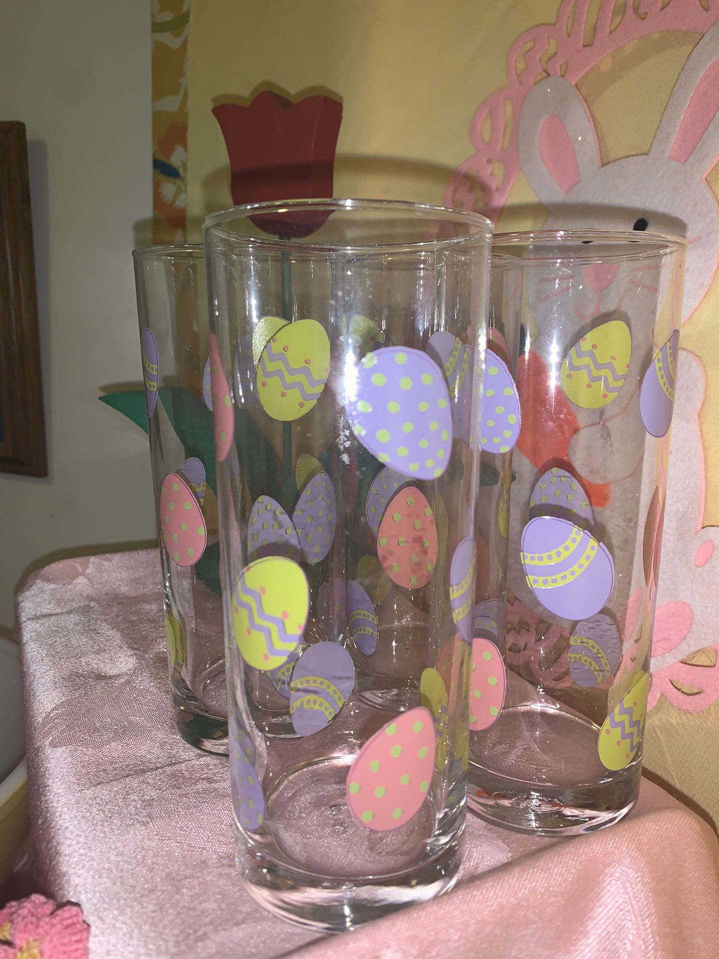 Vintage Easter Tumblers - Glasses