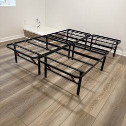 Twin Folding Metal Bed Frames – Set of 2