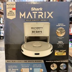 Shark Matrix Self-Empty Robot Vacuum With 30 Day Dock Brand New In Box 