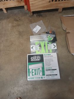 $ $ NEW EXIT $IGN 3 OF THEM ALUMINUM  