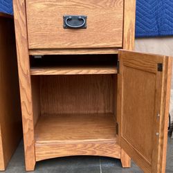 Mission Oak Nightstand End Table
