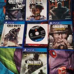 Call Of Duty Games - PS4 