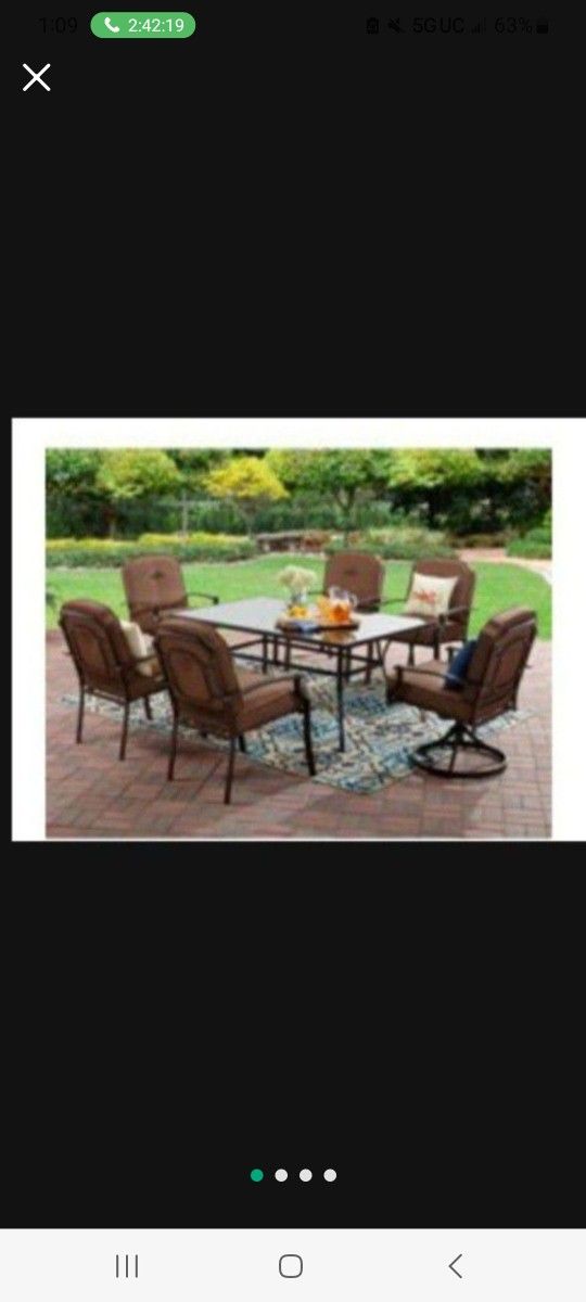 NEW PATIO 7 PC SET
