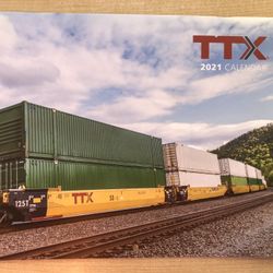 TTX Company 2021 Calendar NEW unmarked railroad collectable. 