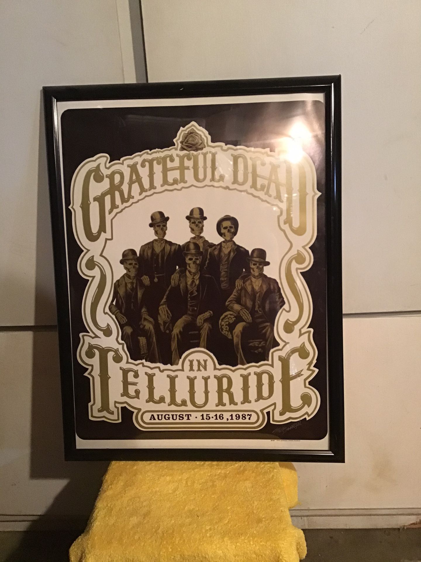 Grateful dead concert poster.