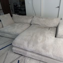 Lonsdale Chaise Sectional - Tan color