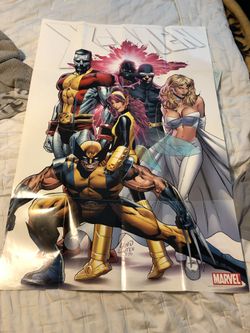 Vintage X-men poster.