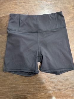 Athleta Black Lightning Bike Short 5" High Rise Compressive Run Shorts, Size S