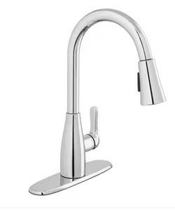 McKenna Single-Handle Pull Down Sprayer Kitchen Faucet in Polished Chrome with TurboSpray and FastMount