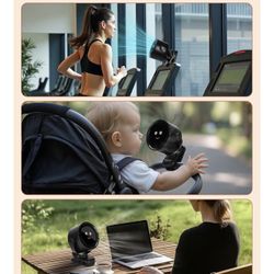 Clip On Fan With 5 Speeds “portable”