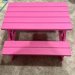 Dolls Picnic Table 