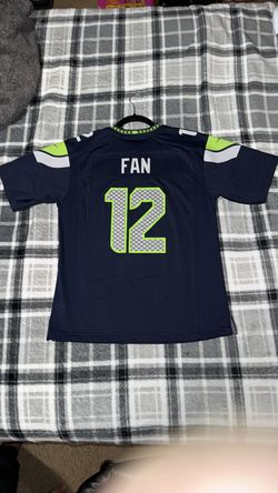 Seattle Seahawks #12 Jersey (SuperBowl Patch)Size women large
