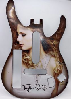 Taylor Swift - Nintendo Wii - RedOctane Guitar Hero Faceplate