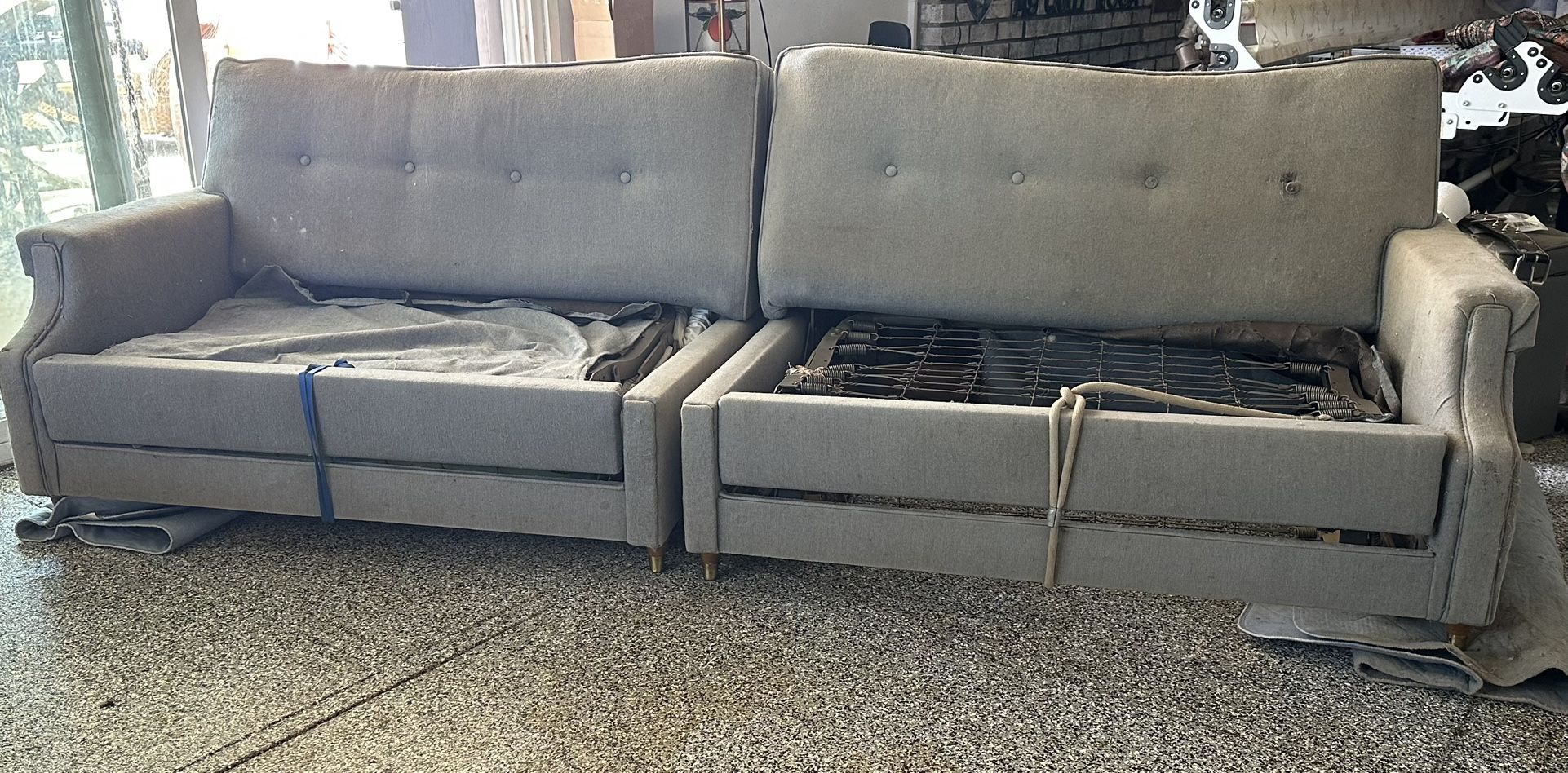 Vintage Couch “L” Shape Set 