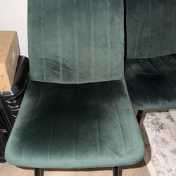 Green Velvet Chairs