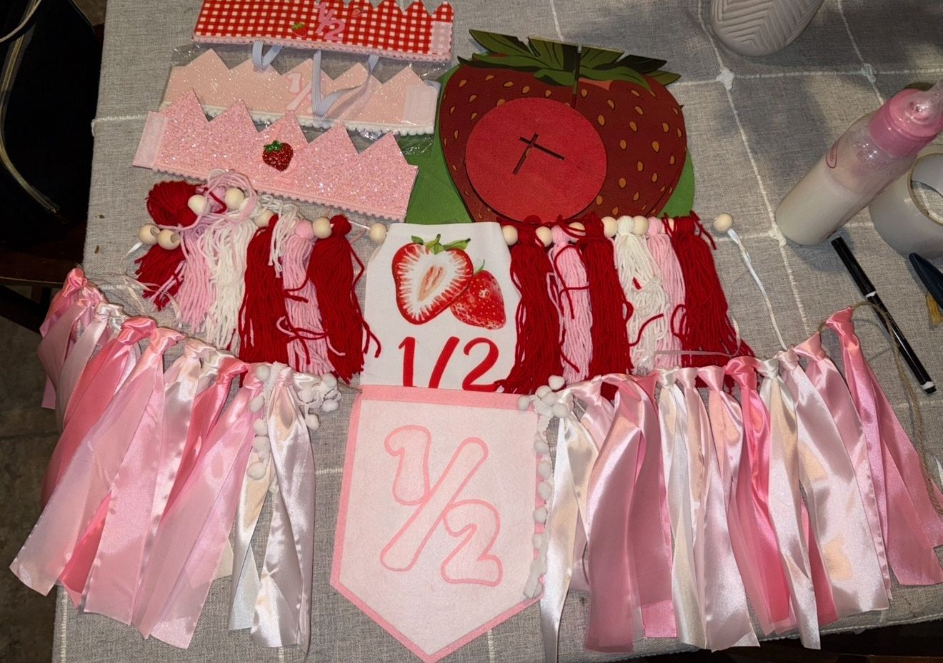 1/2 Birthday Decorations For Girl 