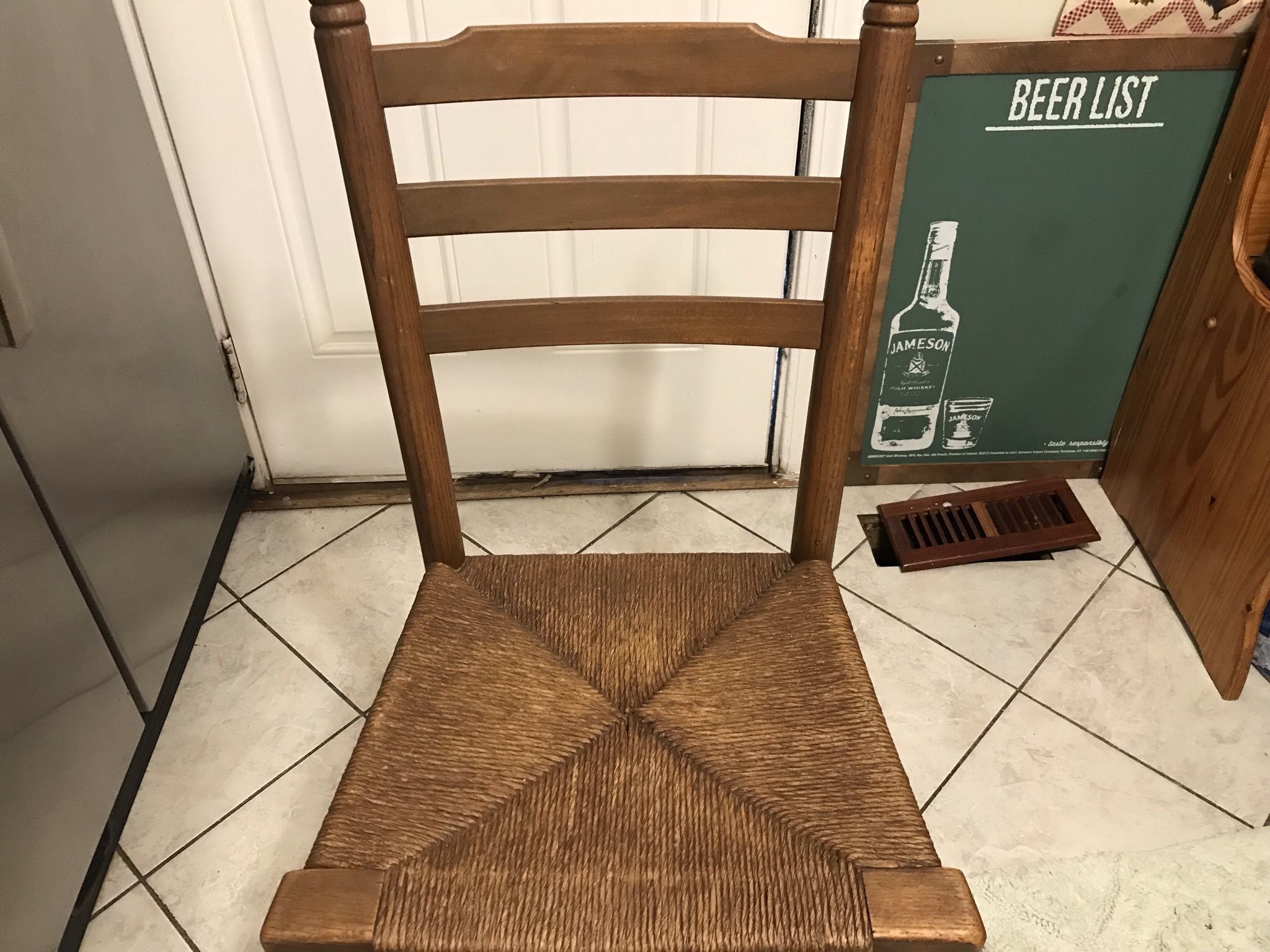 Vintage ThreeSlat Chair Great Condition