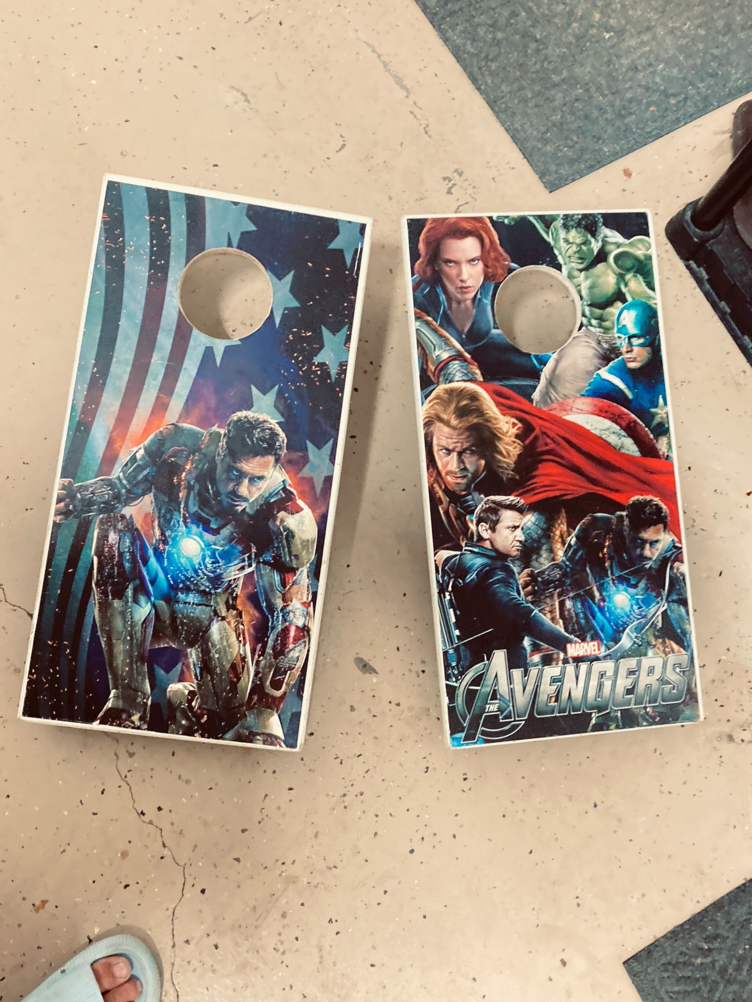 Children’s Light-Up Avengers Cornhole Boards
