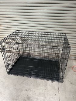 Large dog crate with 2 doors