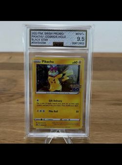 Pokémon TCG Pikachu Holo Promo SWSH234 Sword & Shield Promos Eng AGS 9.5