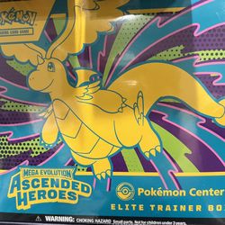 Pokemon Ascended Heroes Pokemon Center Elite Trainer Box 