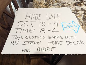 Huge Garage sale DT Hockinson! Friday/Saturday 8-4