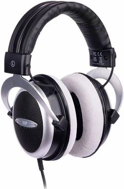 Monoprice Semi-Open Over Ear Wired Headphones - 53mm Drivers (New)