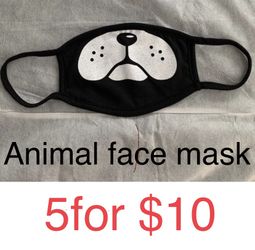 Cute animal face mask