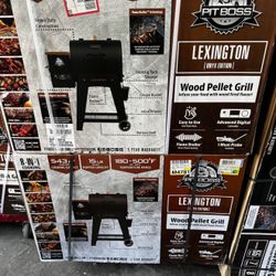 Pit Boss Lexington 500 Sq in Wood Fired Pellet Grill and Smoker – Onyx Series