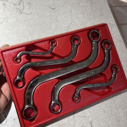 Snap On S Shape Box End Wrenches SAE 