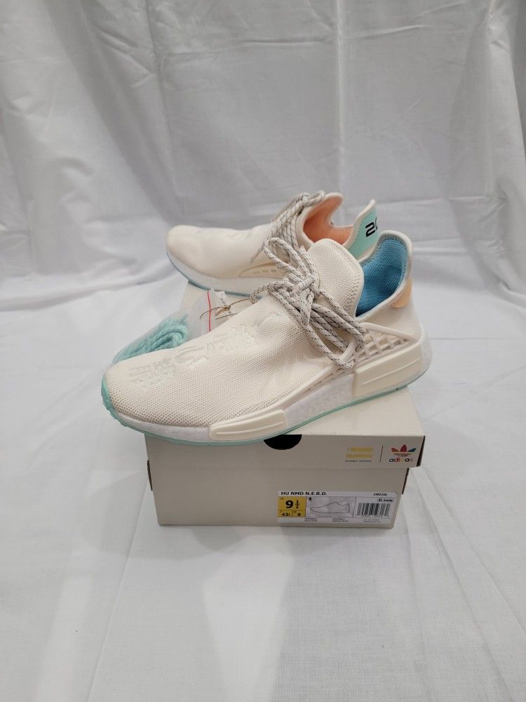 Adidas NMD HU Pharrell NERD Chalk White, Size