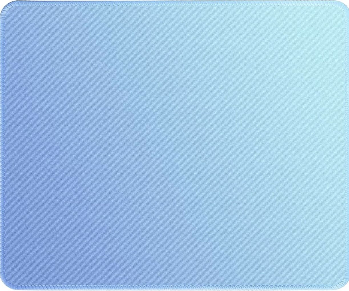 Bloss Small Mouse Pad for Gaming, Desk Pad Mat for Keyboard and Mouse, Gradient Blue Desk Mousepad with Stitched Edges, Computer Mouse Pad(11.8 x 9.8 