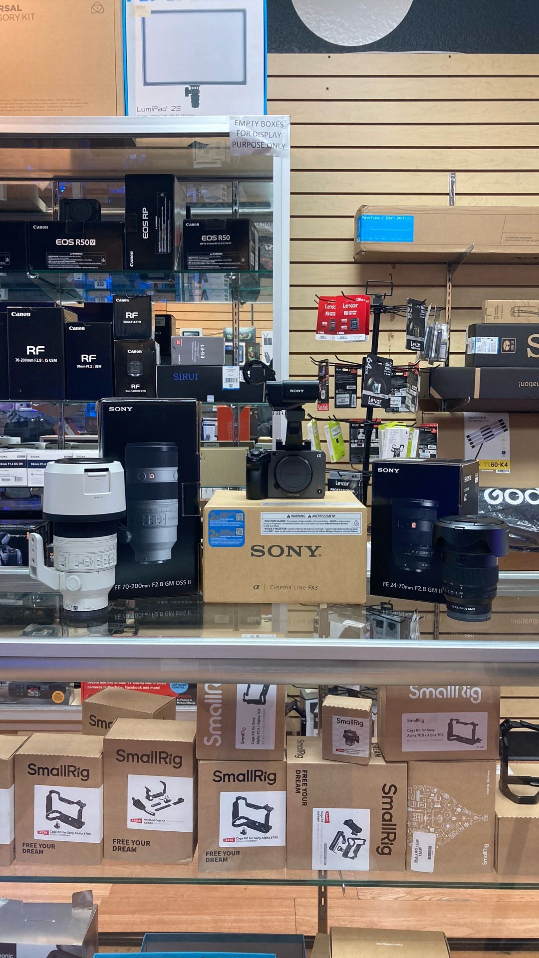 Sony FX3 With 70-200mm GM II & 24-70mm GM II With CF Express SD Card