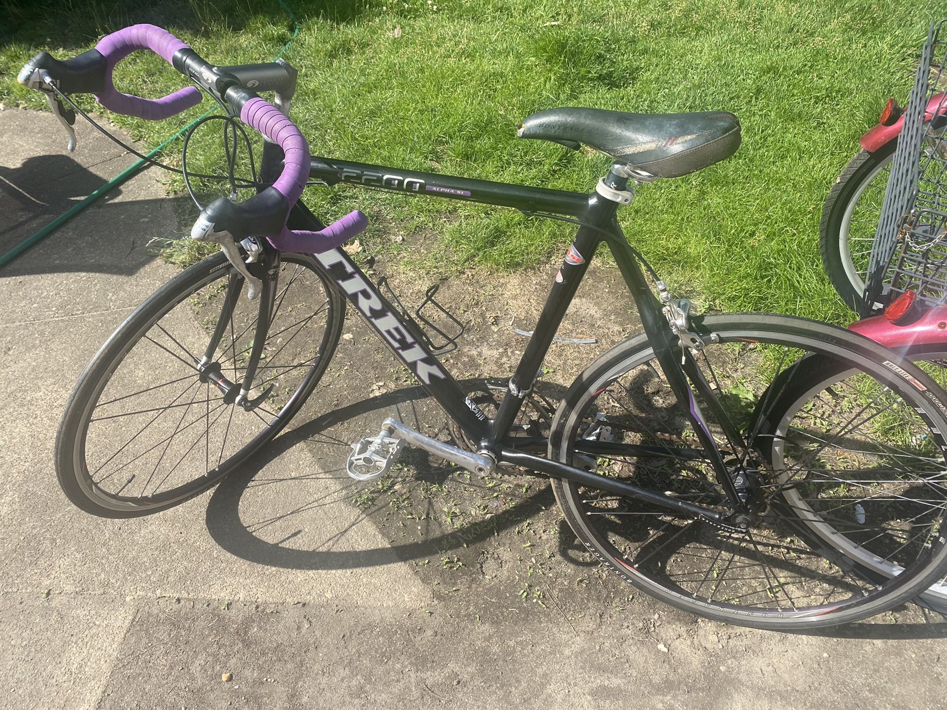 Trek 2200 Alpha SL Racing Road Bike Shimano Flightdeck Shifters Handmade In The USA Bicycle 20” Frame