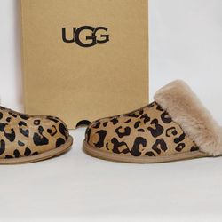 Ugg Womens  Slipper Scuffette Il Leopard Brand New