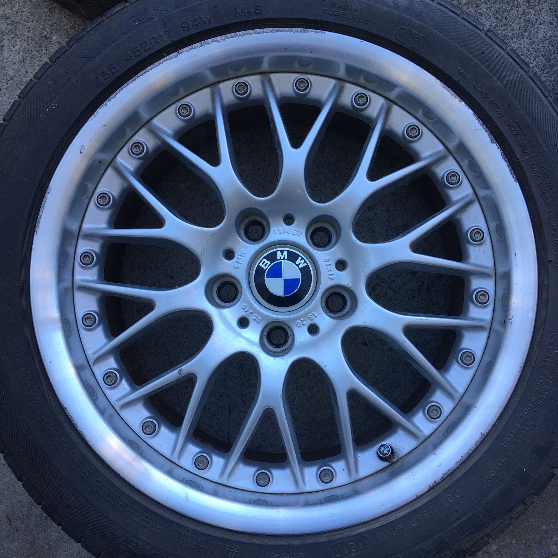 17” BMW E39 BBS RS 740 Wheels Rims Rines Tires for Sale in Pleasanton ...