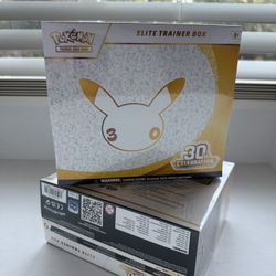 Pokemon TCG 30th Anniversary Celebration ETB Elite Trainer Box 