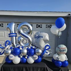 Dodgers Balloon Bouquet