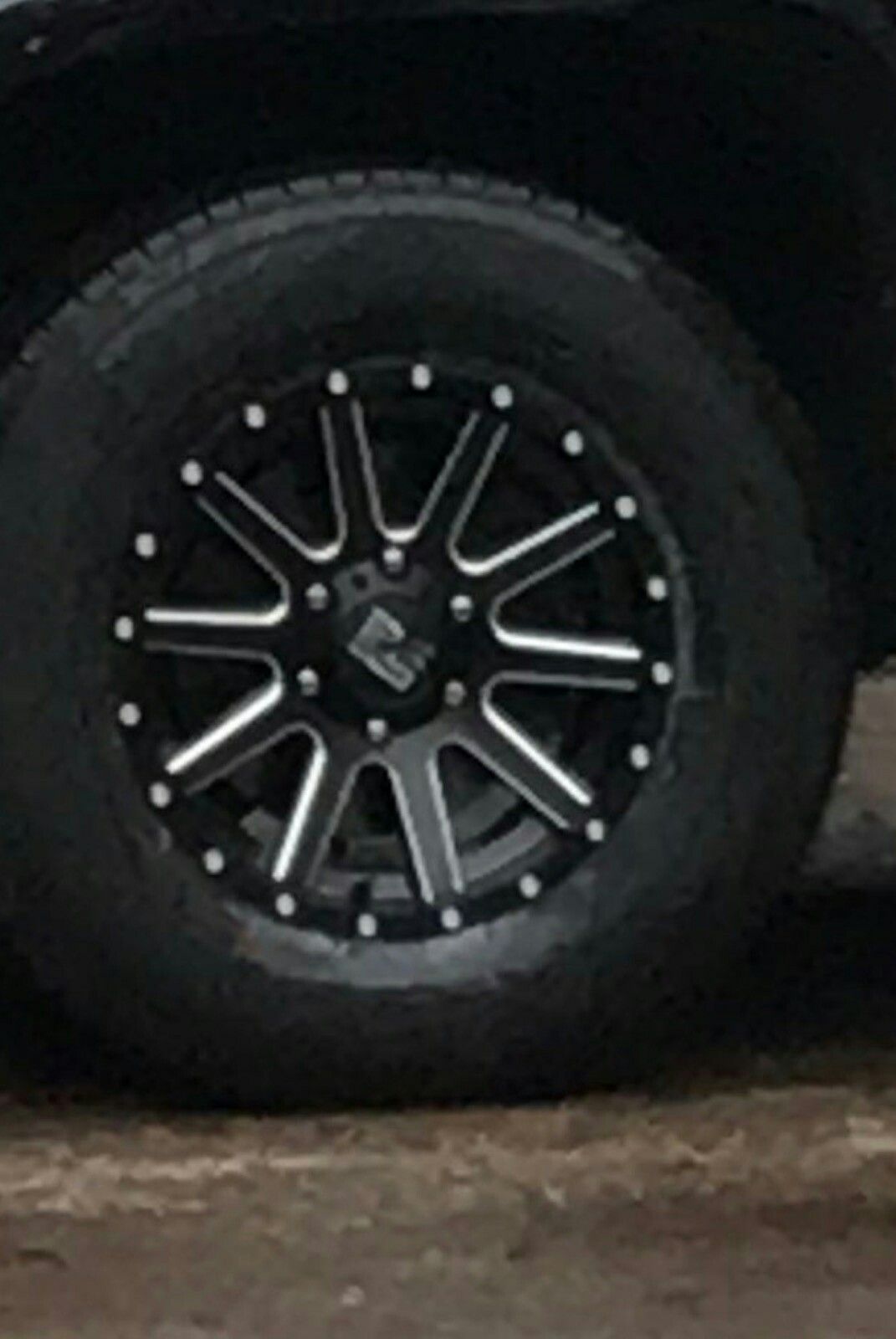 17" Black XD SUV rims