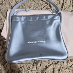 Alexander Wang Powder Blue Satin Bag