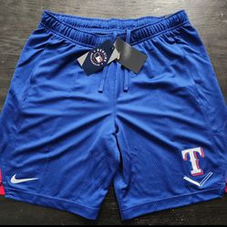 New Men's Texas Rangers Home Plate Franchise Performance Shorts Style N256-199N