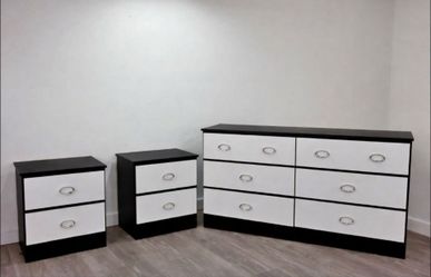 Dresser And 2 Nightstands - Cómoda y 2 Mesitas de noche