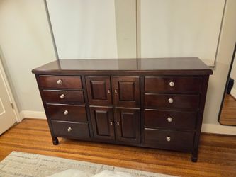 Matching Pacific Design Center Bedroom Furniture Set - Solid Wood Dressers & Nightstands