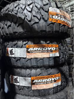 275/65/18 ARROYO RT 4 NEW TIRES INSTALLED ✅ INSTALADAS ✅ 🔥