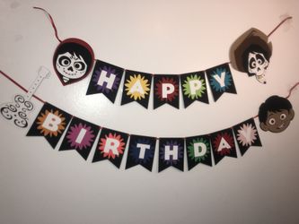Coco birthday banner
