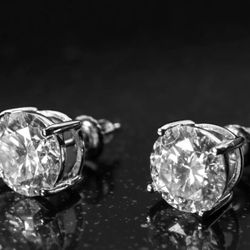 Moissanite earrings
