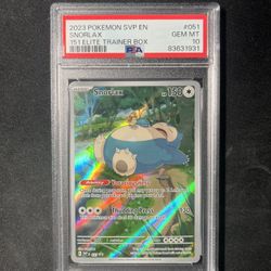 PSA 10 Snorlax 151 Promo