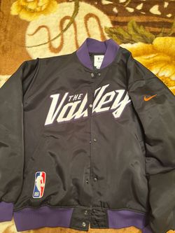Nike NBA Phoenix Suns 'The Valley' Satin Bomber Jacket Xl